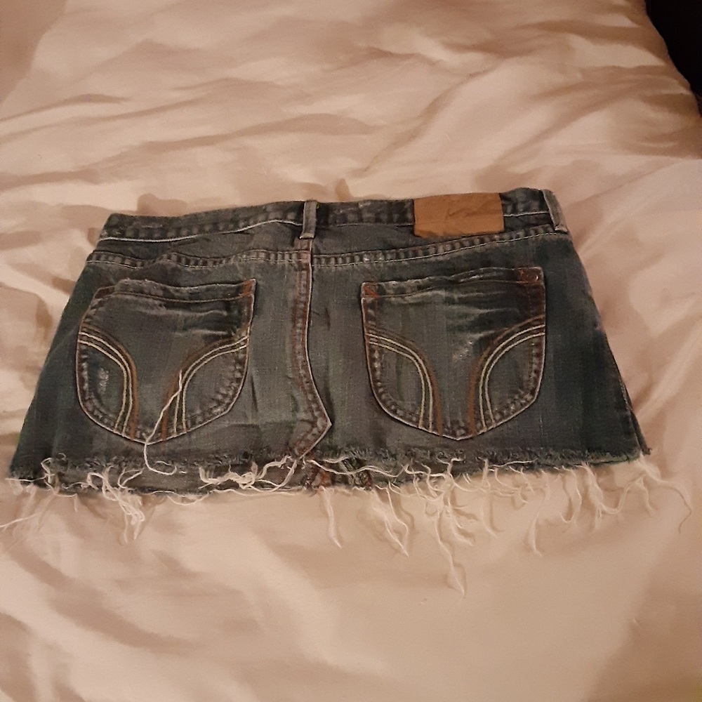 Hollister jean mini skirt - Picture 3 of 4